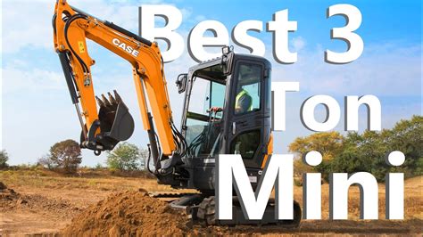 best 3 ton excavator